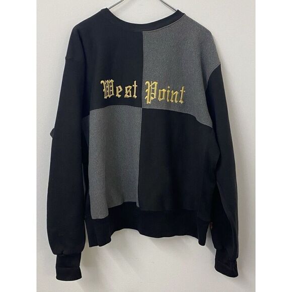 Vintage 90s MV Sport Crew Sweatshirt West Point Embroidered Size XL Made In USA